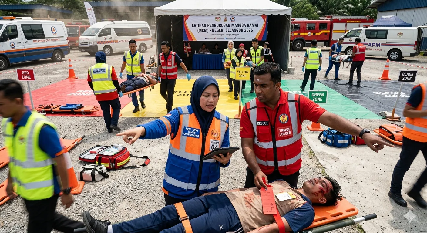 MCM training exercise